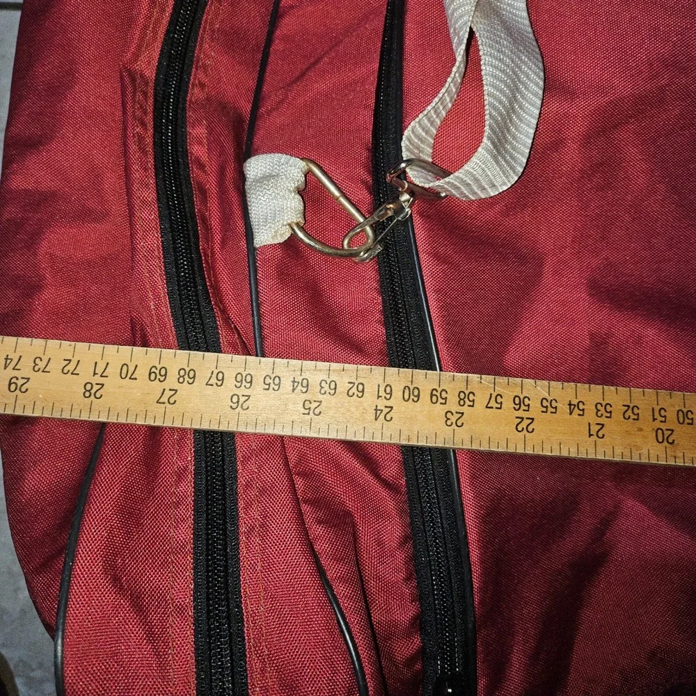 Bulldogs Maroon Duffel Bag Gym Sports Travel‎ Gear Large Bag